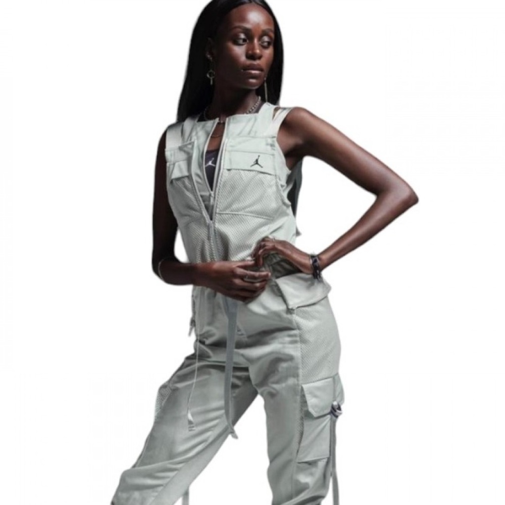 Women's Jordan Utility Flight Suit Gray/ Light Green